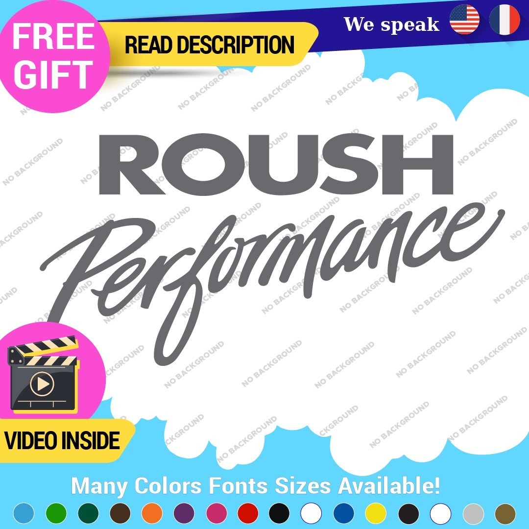 Fits Roush Performance Decals Stickers Vinyl Tuning Racing JDM Ford Mustang Car 297467223180 Fits Roush Performance Decals Stickers Vinyl Tuning Racing JDM Ford Mustang Car - Image 1