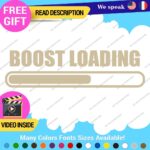 Boost Loading Decals Stickers Vinyl Car JDM Turbo Racing NOS Drift Windshield - Image 21