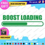 Boost Loading Decals Stickers Vinyl Car JDM Turbo Racing NOS Drift Windshield - Image 17