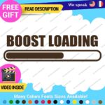 Boost Loading Decals Stickers Vinyl Car JDM Turbo Racing NOS Drift Windshield - Image 20