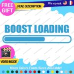 Boost Loading Decals Stickers Vinyl Car JDM Turbo Racing NOS Drift Windshield - Image 25