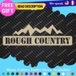 Fits Rough Decals Stickers Vinyl Country Suspension Truck Off Road 4x4 Lift Jack - Image 29