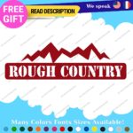 Fits Rough Decals Stickers Vinyl Country Suspension Truck Off Road 4x4 Lift Jack - Image 28