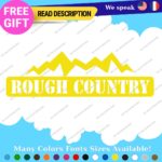 Fits Rough Decals Stickers Vinyl Country Suspension Truck Off Road 4x4 Lift Jack - Image 27