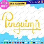 Fits Pinguim Drum  Decals Sticker Vinyl Replacement Music Band Percussion Bass - Image 3