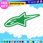 Fits Stars Alpinestars Stickers Decals Vinyl Motocross Moto Alpine Helmet MotoGP - Image 12