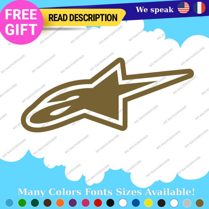 Fits Stars Alpinestars Stickers Decals Vinyl Motocross Moto Alpine Helmet MotoGP - Image 18
