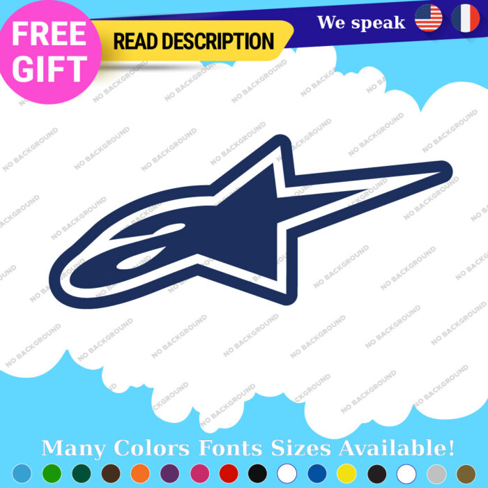 Fits Stars Alpinestars Stickers Decals Vinyl Motocross Moto Alpine Helmet MotoGP - Image 8
