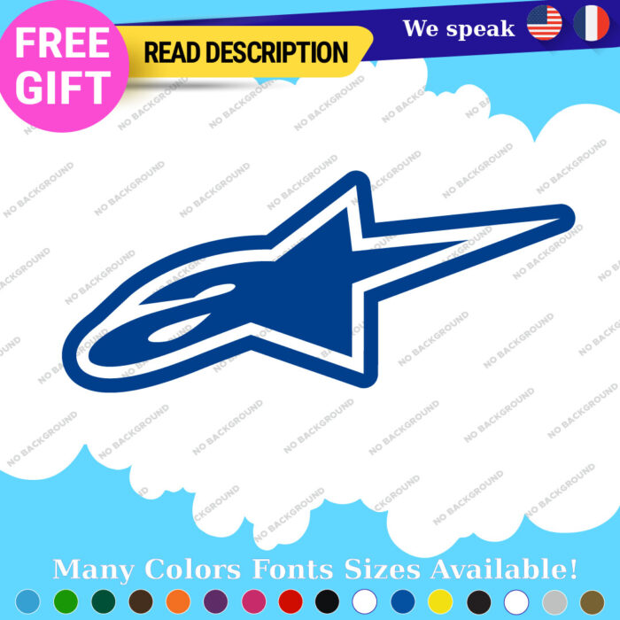 Fits Stars Alpinestars Stickers Decals Vinyl Motocross Moto Alpine Helmet MotoGP - Image 10