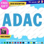 Fits ADAC Decals Stickers Vinyl German Automobile Club Deutch Car Tuning VW BMW - Image 11