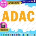 Fits ADAC Decals Stickers Vinyl German Automobile Club Deutch Car Tuning VW BMW - Image 13