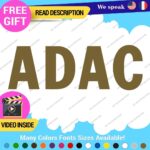 Fits ADAC Decals Stickers Vinyl German Automobile Club Deutch Car Tuning VW BMW - Image 9