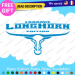 Fits LongHorn Decals Stickers Vinyl Texas Ranch Dallas Diesel Truck Laramie - Image 20