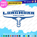 Fits LongHorn Decals Stickers Vinyl Texas Ranch Dallas Diesel Truck Laramie - Image 21