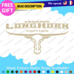 Fits LongHorn Decals Stickers Vinyl Texas Ranch Dallas Diesel Truck Laramie - Image 5