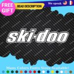 Fits Ski Doo Outline Stickers Decals Vinyl Ski-doo Team  Bombardier Snowmobile