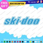 Fits Ski Doo Outline Stickers Decals Vinyl Ski-doo Team  Bombardier Snowmobile - Image 22