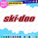 Fits Ski Doo Outline Stickers Decals Vinyl Ski-doo Team  Bombardier Snowmobile - Image 24