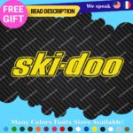 Fits Ski Doo Outline Stickers Decals Vinyl Ski-doo Team  Bombardier Snowmobile - Image 4
