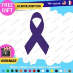 Cancer Brea Decal Stickers Vinyl Awareness FU*K  Memory JDM Woman Survivor Cure - Image 12