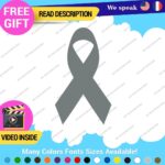 Cancer Brea Decal Stickers Vinyl Awareness FU*K  Memory JDM Woman Survivor Cure - Image 20