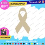 Cancer Brea Decal Stickers Vinyl Awareness FU*K  Memory JDM Woman Survivor Cure - Image 22