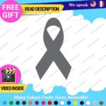 Cancer Brea Decal Stickers Vinyl Awareness FU*K  Memory JDM Woman Survivor Cure - Image 23