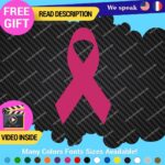 Cancer Brea Decal Stickers Vinyl Awareness FU*K  Memory JDM Woman Survivor Cure - Image 5