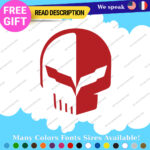 Fits Corvette Stickers Decals Vinyl Racing C7 C8 Stingray Z07 Jake Skull Sport 2 - Image 11