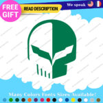 Fits Corvette Stickers Decals Vinyl Racing C7 C8 Stingray Z07 Jake Skull Sport 2 - Image 19