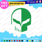 Fits Corvette Stickers Decals Vinyl Racing C7 C8 Stingray Z07 Jake Skull Sport 2 - Image 20