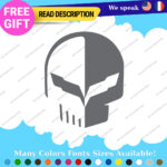 Fits Corvette Stickers Decals Vinyl Racing C7 C8 Stingray Z07 Jake Skull Sport 2 - Image 25