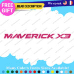 Fits Maverick X3 Large Decal Sticker Vinyl Can-Am Outlander BRP Spyder Ryker ATV - Image 22