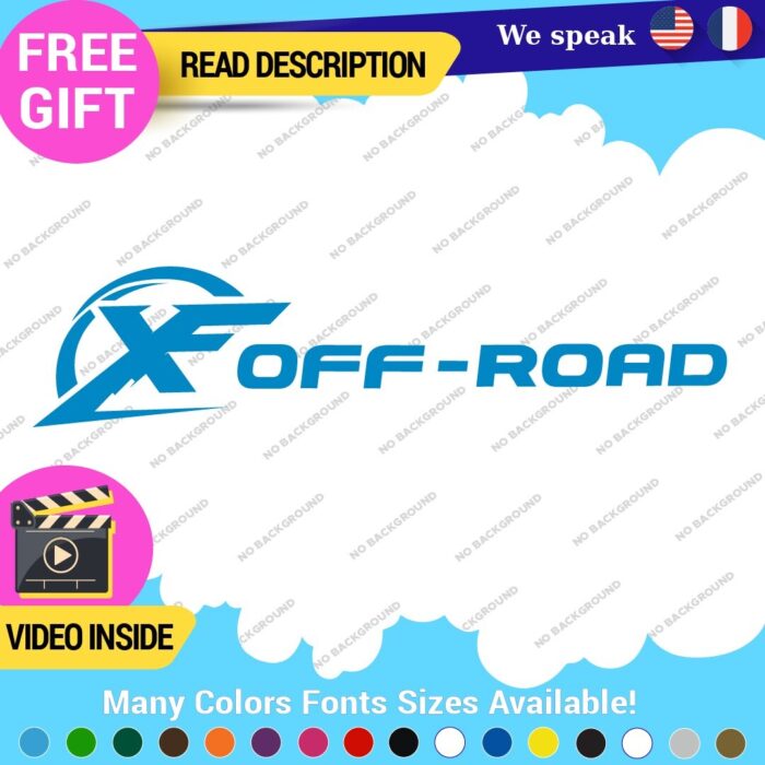 Fits X Off  Road 4x4 Decals Stickers Vinyl offroad Bed Side Truck F150 Ram - Image 14