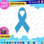 Cancer Brea Decal Stickers Vinyl Awareness FU*K  Memory JDM Woman Survivor Cure - Image 27