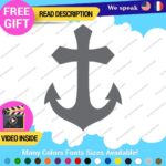 Christian Anchor Cross Decal Sticker Vinyl God Jesus Bless Bible Love Peace Lord - Image 11