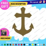 Christian Anchor Cross Decal Sticker Vinyl God Jesus Bless Bible Love Peace Lord - Image 12