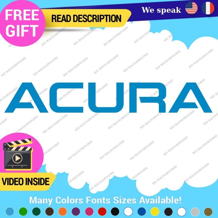 Fits Acura RSX Type VTEC Decals Stickers Vinyl Integra DC2 JDM TSX TLX RDX NSX - Image 15