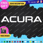 Fits Acura RSX Type VTEC Decals Stickers Vinyl Integra DC2 JDM TSX TLX RDX NSX