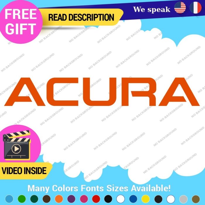 Fits Acura RSX Type VTEC Decals Stickers Vinyl Integra DC2 JDM TSX TLX RDX NSX - Image 9