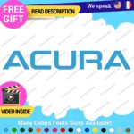 Fits Acura RSX Type VTEC Decals Stickers Vinyl Integra DC2 JDM TSX TLX RDX NSX - Image 26