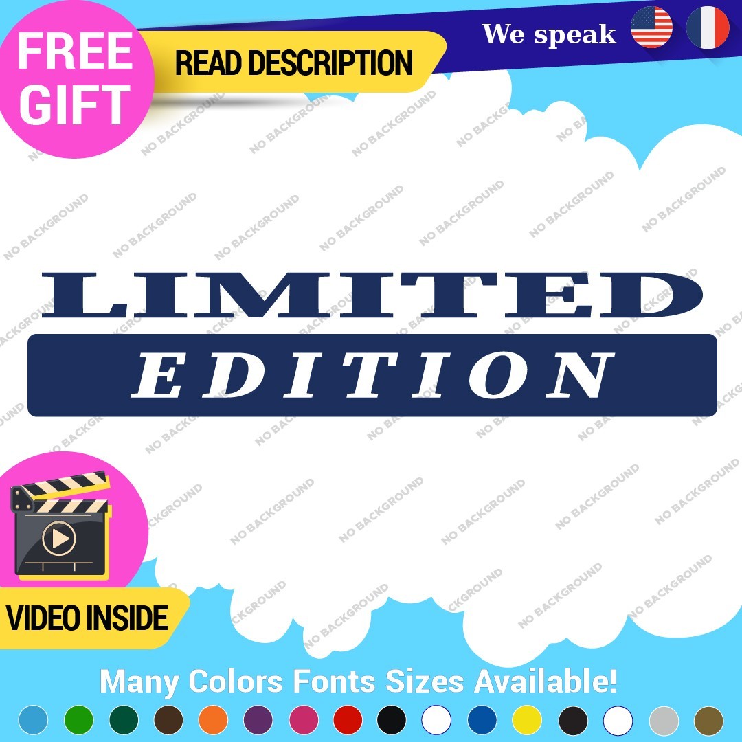 Limited Edition Decals Sticker Vinyl Vintage Old Car Truck JDM Performance Spor - Image 17