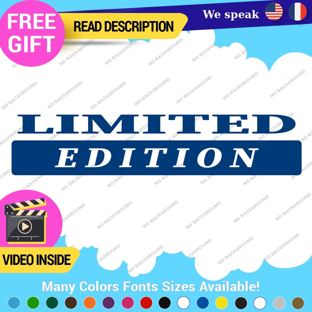 Limited Edition Decals Sticker Vinyl Vintage Old Car Truck JDM Performance Spor - Image 18