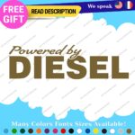 Diesel Powered Decals Stickers Vinyl Fuel Gas Truck Only Inside Turbo JDM Tank - Image 12