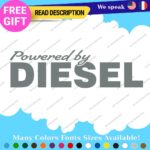 Diesel Powered Decals Stickers Vinyl Fuel Gas Truck Only Inside Turbo JDM Tank - Image 8