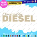 Diesel Powered Decals Stickers Vinyl Fuel Gas Truck Only Inside Turbo JDM Tank - Image 10