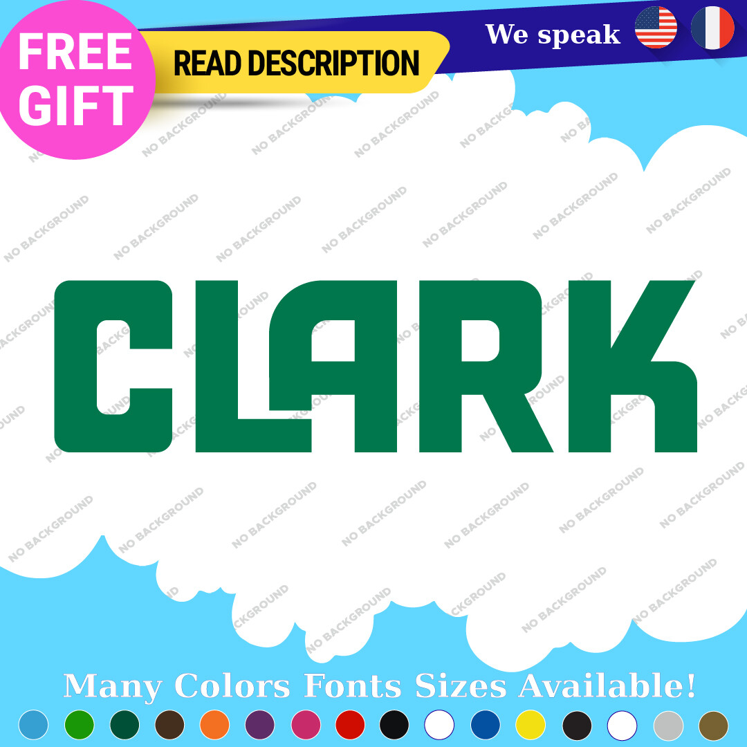 Fit Clark Decal Sticker Vinyl Forklift Lift Machinery Stacker Tractor Series Kit 297353865241 Fit Clark Decal Sticker Vinyl Forklift Lift Machinery Stacker Tractor Series Kit - Image 1