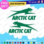 Fits Arctic Cat Jumping Over Left and Right Set Vinyl Decals Stickers Snowmobile - Image 15
