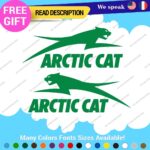 Fits Arctic Cat Jumping Over Left and Right Set Vinyl Decals Stickers Snowmobile - Image 17
