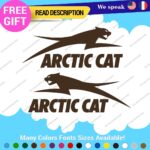Fits Arctic Cat Jumping Over Left and Right Set Vinyl Decals Stickers Snowmobile - Image 19